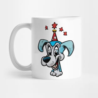 Cartoon dog wizard Mug